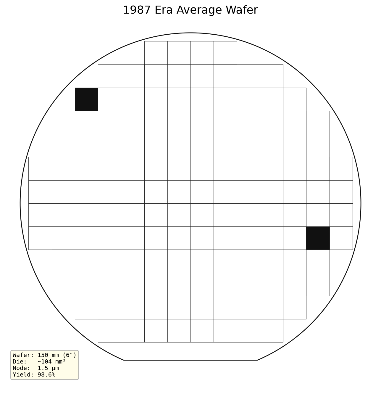 1987 era average wafer