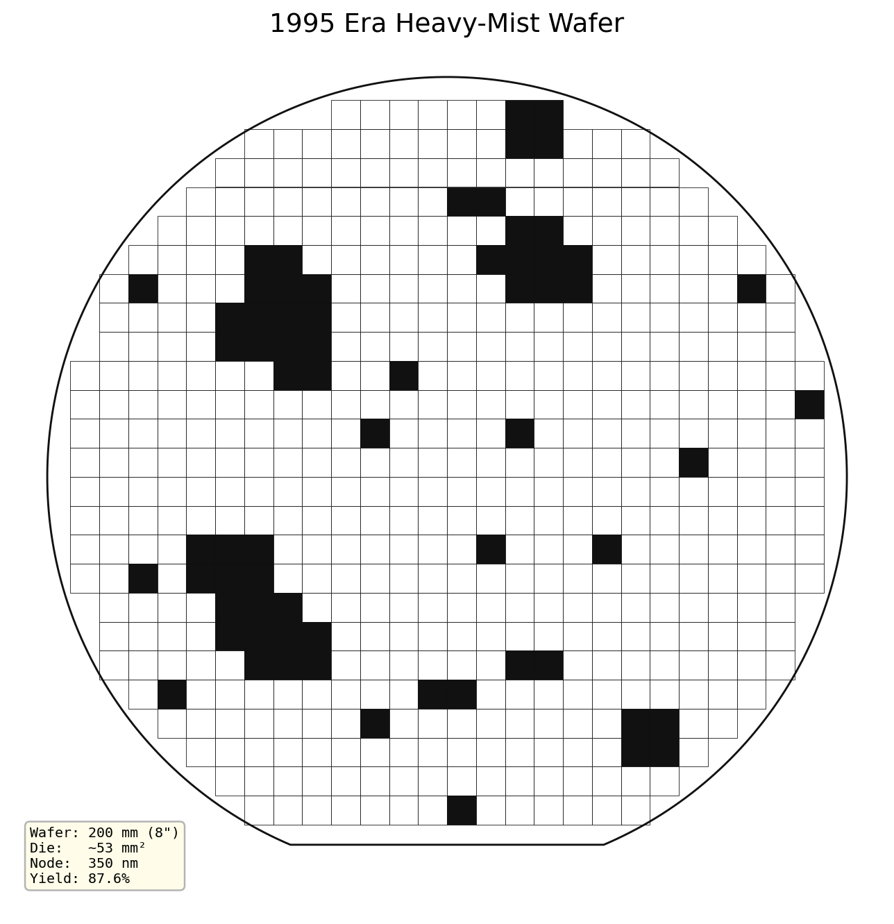1995 era heavy-mist wafer